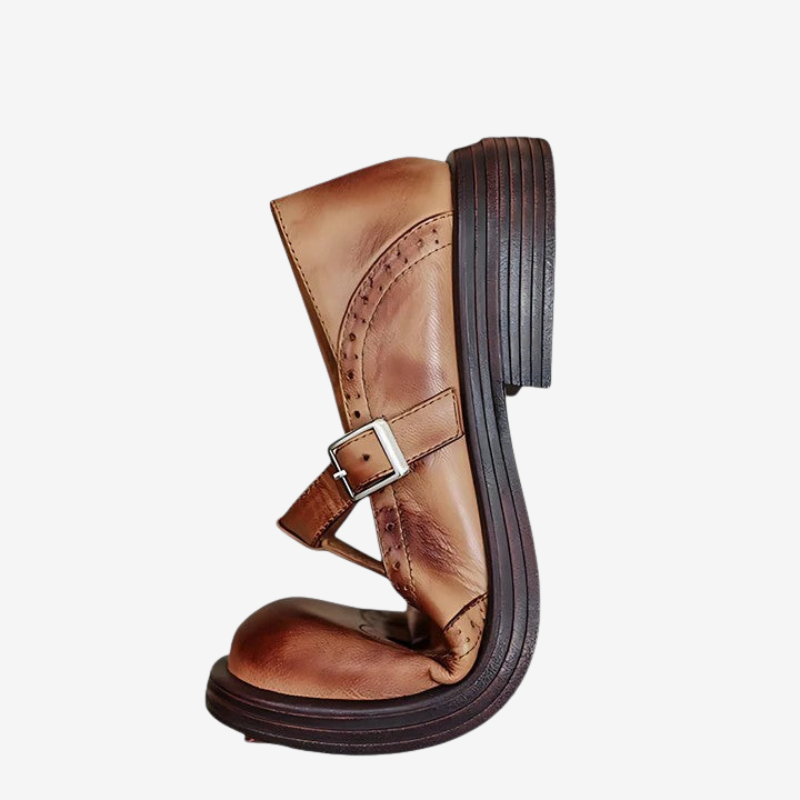 Amber | Classic Handmade leather Mary Jane