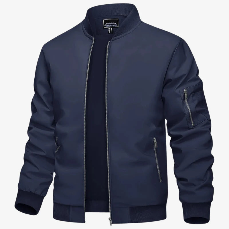 Adam | Modern Zip-Up Nylon Jacket