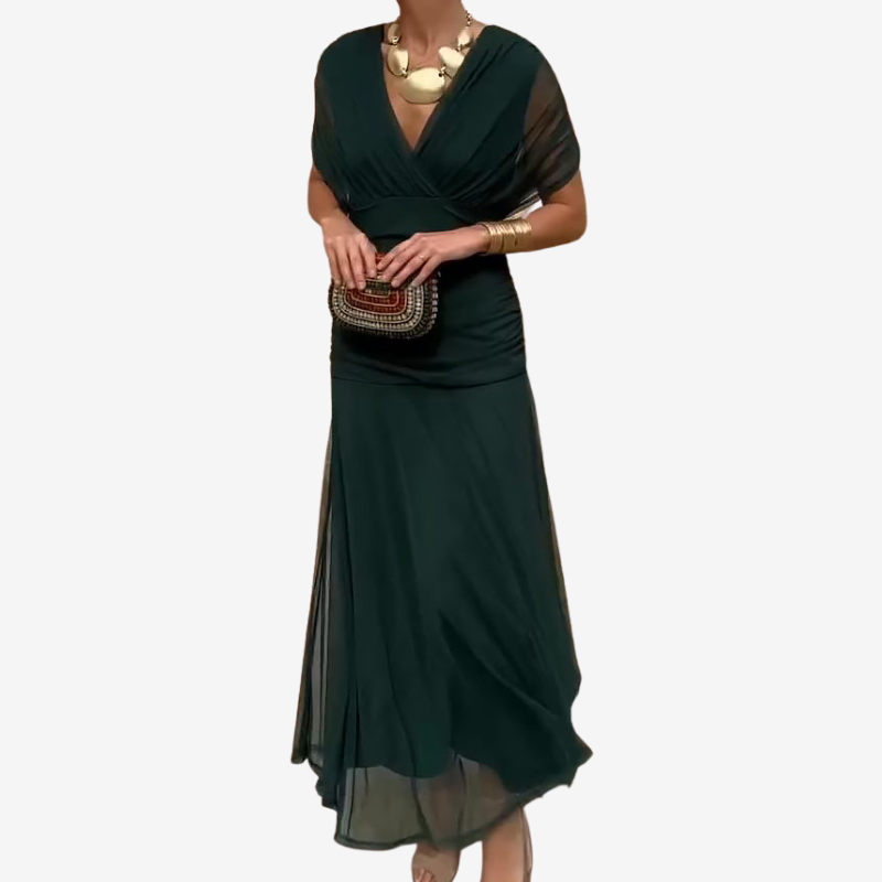 Caroline | Organic Cotton Voile Maxi Dress