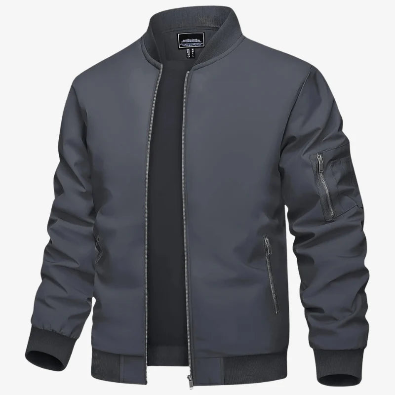 Adam | Modern Zip-Up Nylon Jacket