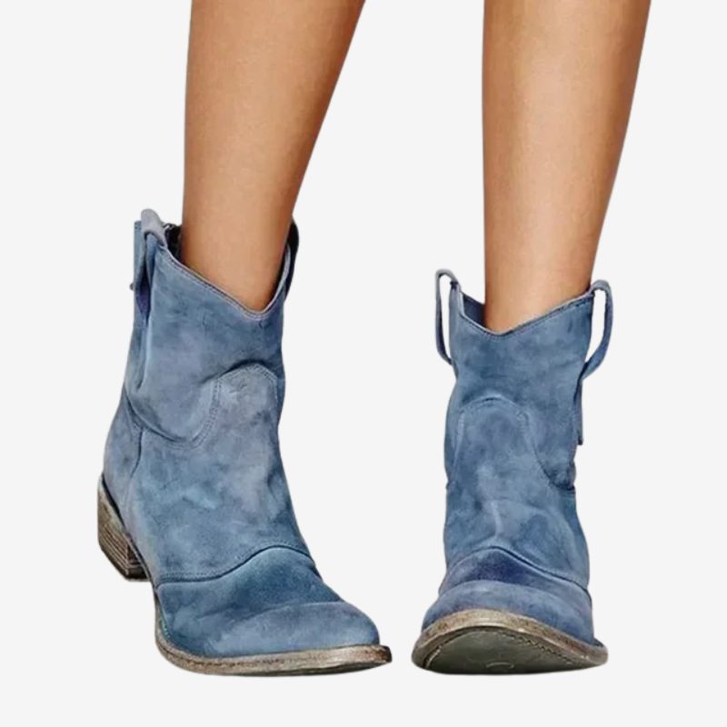 Amber | Stylish Velvet Cowboy Boots