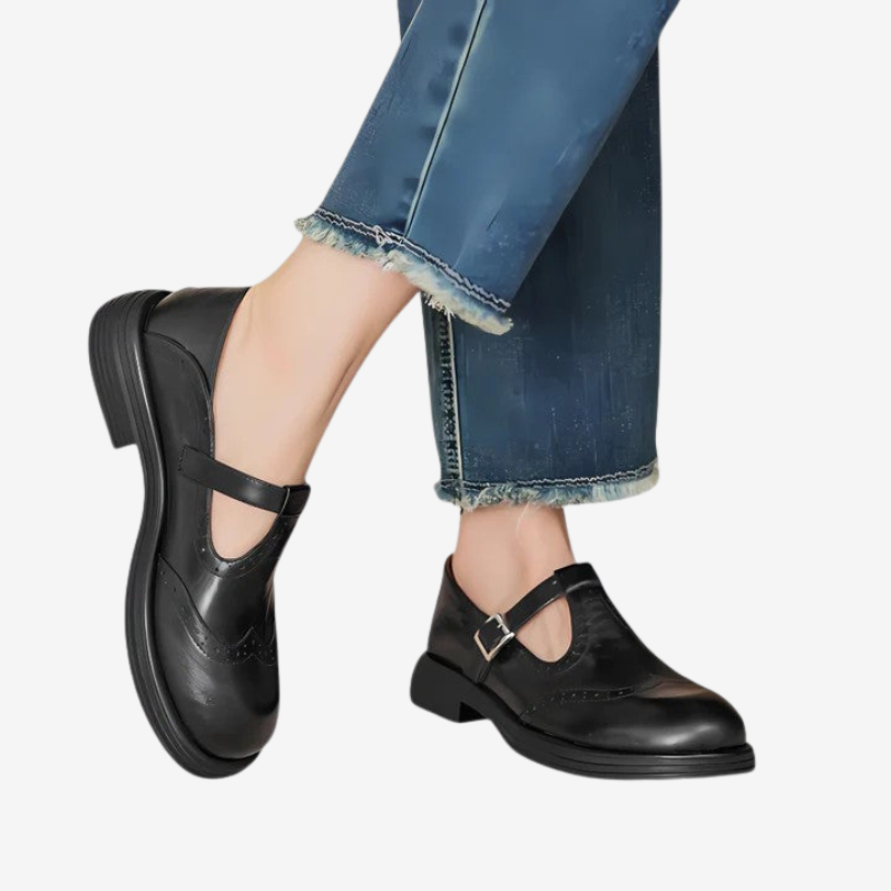 Amber | Classic Handmade leather Mary Jane