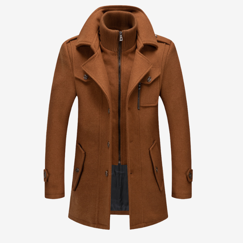 Adam | Warm, Elegant Linen Coat
