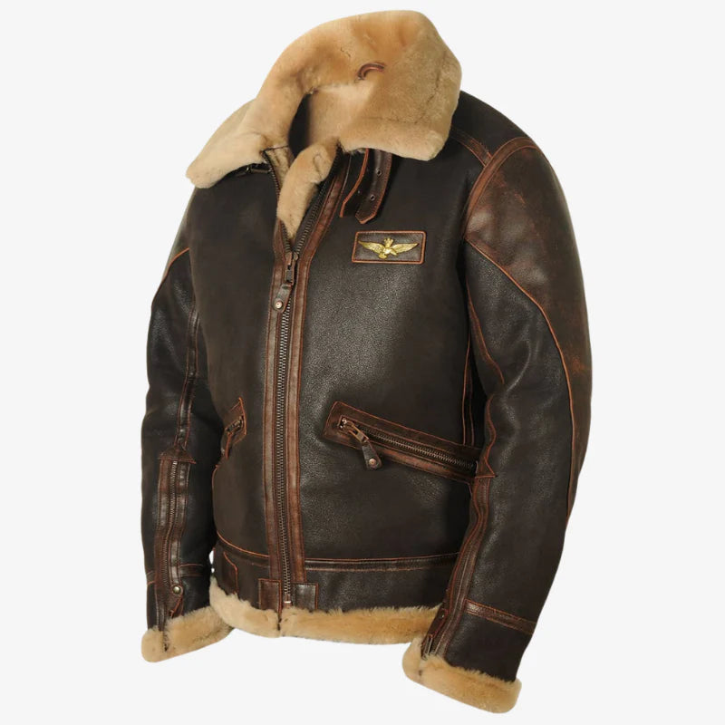 Adam | Vintage Brown Leather Jacket