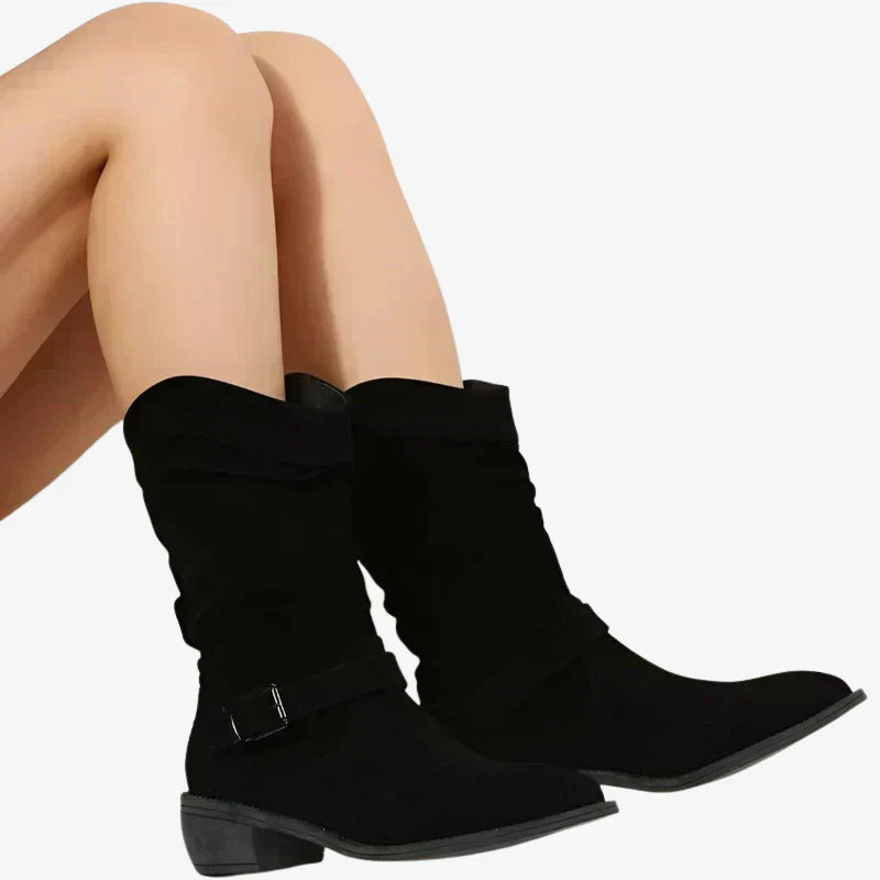 Phoebe | Classic Orthopedic Faux Suede Boots