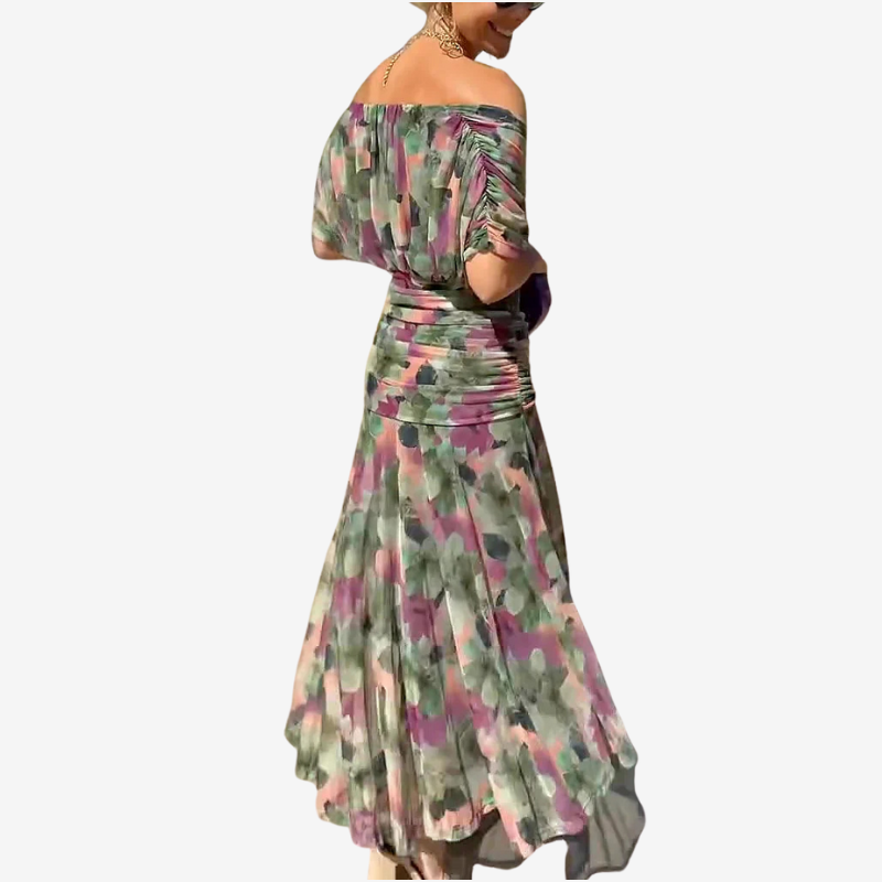Caroline | Organic Cotton Voile Maxi Dress