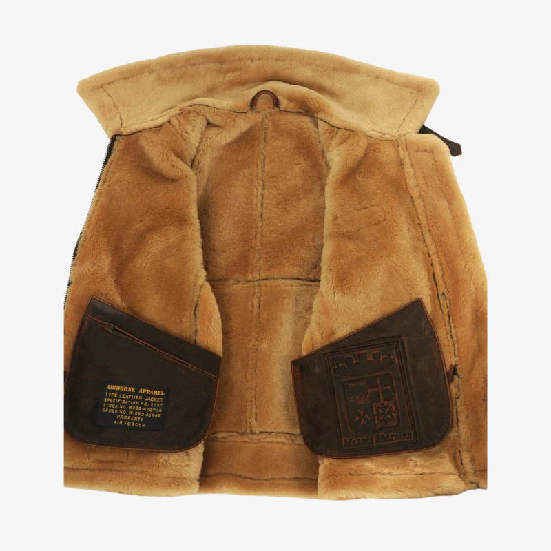 Adam | Vintage Brown Leather Jacket