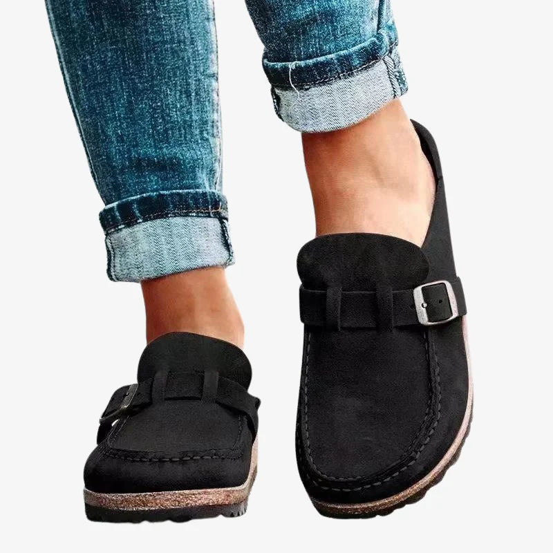 Amber | Elegant Velvet Orthopedic Clogs