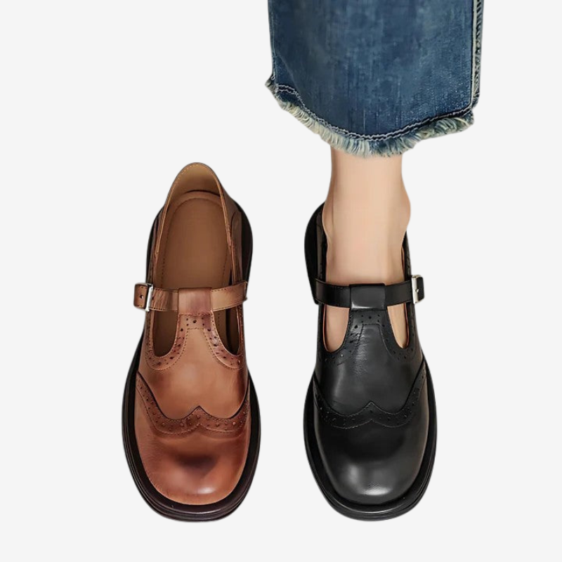 Amber | Classic Handmade leather Mary Jane