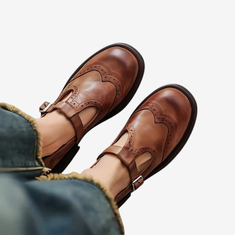 Amber | Classic Handmade leather Mary Jane
