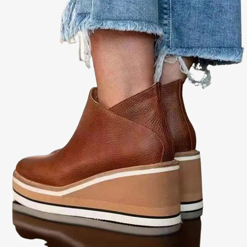 Phoebe | Lightweight Waterproof Leather Boots