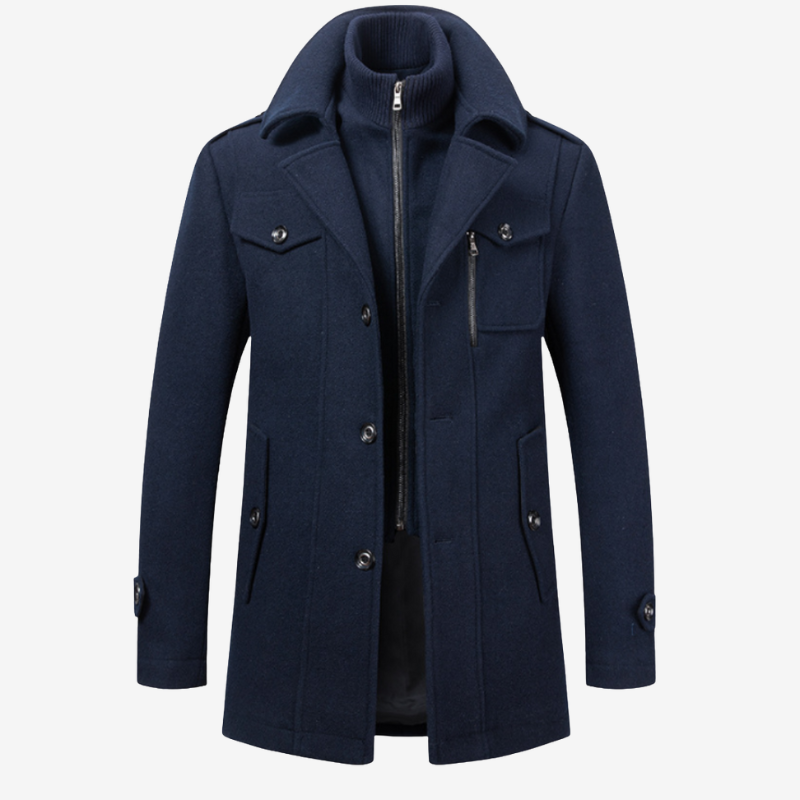 Adam | Warm, Elegant Linen Coat