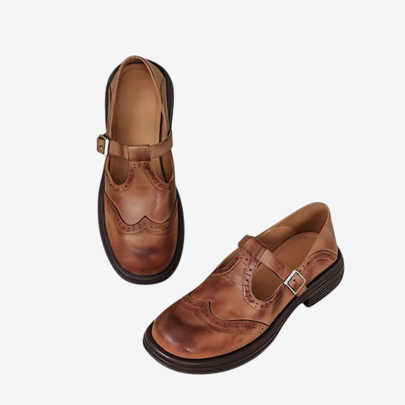 Amber | Classic Handmade leather Mary Jane