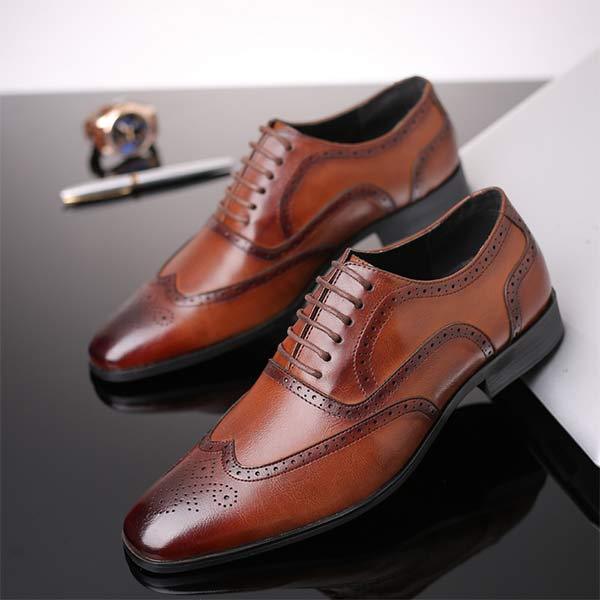 VALENTINO | MEN'S BROGUE BUSINESS SHOES