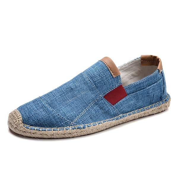 MARTIN | MEN'S LINEN CANVAS FISHERMAN'S SHOES