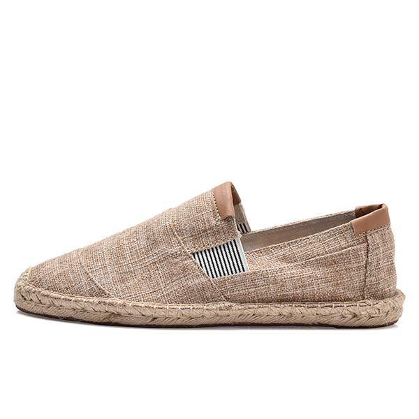 MARTIN | MEN'S LINEN CANVAS FISHERMAN'S SHOES
