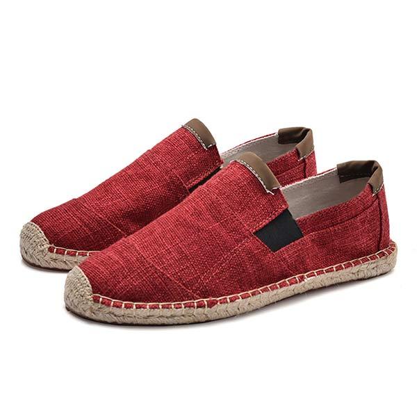 MARTIN | MEN'S LINEN CANVAS FISHERMAN'S SHOES
