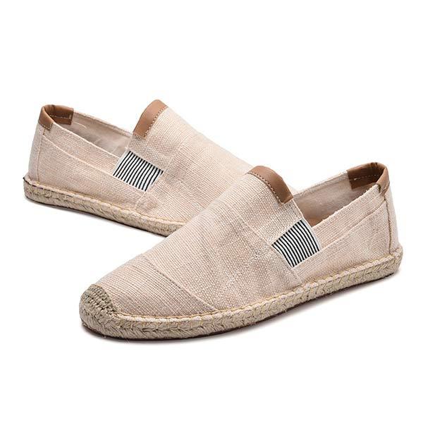 MARTIN | MEN'S LINEN CANVAS FISHERMAN'S SHOES