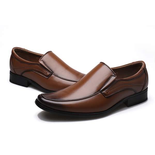 VALENTINO | MEN'S SLIP ON SMALL SQUARE LEATHER SHOES