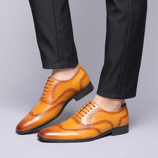 VALENTINO | MEN'S BROGUE BUSINESS SHOES