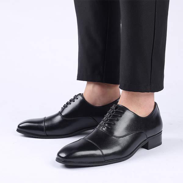 VALENTINO | MEN'S BLACK BUSINESS DRESS SHOES
