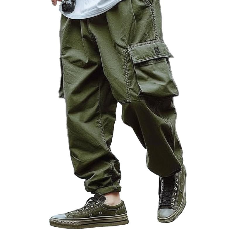 John | Men's Casual Outdoor Multi-pocket Cotton Cargo Pants