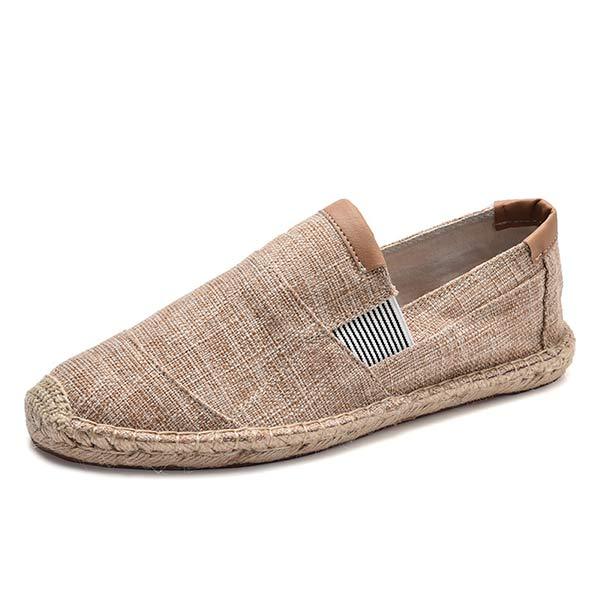 MARTIN | MEN'S LINEN CANVAS FISHERMAN'S SHOES