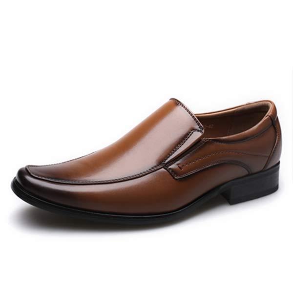 VALENTINO | MEN'S SLIP ON SMALL SQUARE LEATHER SHOES