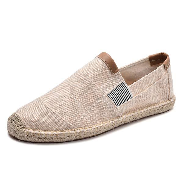 MARTIN | MEN'S LINEN CANVAS FISHERMAN'S SHOES