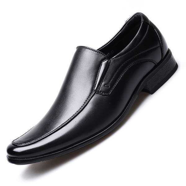 VALENTINO | MEN'S SLIP ON SMALL SQUARE LEATHER SHOES