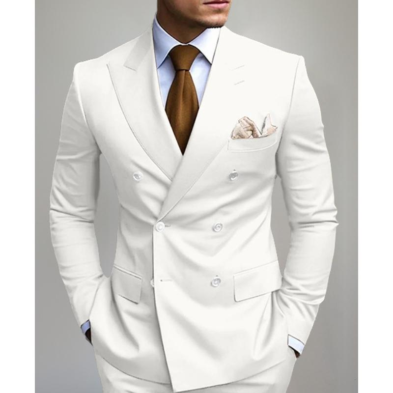ARMANI | Men's Solid Color Double Breasted Blazer