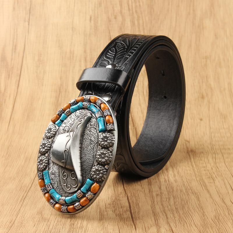 Hudson | Men's Classic Vintage Western Cowboy Style Belt